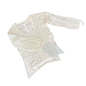 free people beachy knit pullover size XS